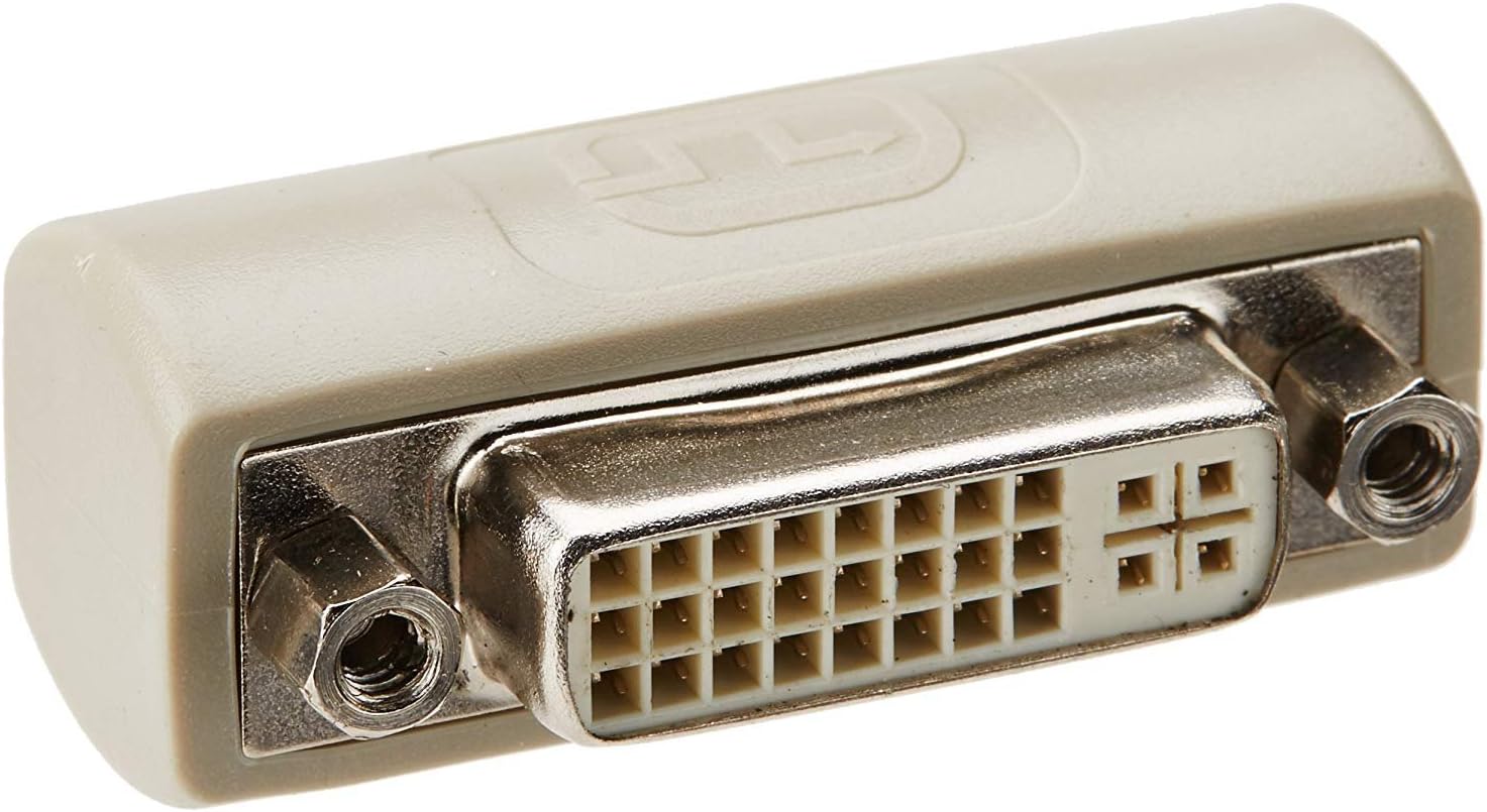 Tripp Lite DVI Coupler Gender Changer Adapter Connector Extender DVI-I F/F (P162-000), Beige, 7 x 12 x 3 inches