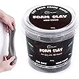 CALPALMY 300g Moldable Foam Clay (Gray), High Density Air Dry Clay for Intricate Designs, Perfect Modeling Soft Clay for Crafts, Cosplay, Sculpting, and Artistic Projects