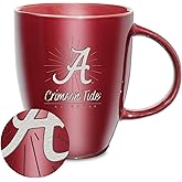 Rico Industries NCAA 18oz Laser Engraved Ceramic Lustre Mug - Coffee-Tea