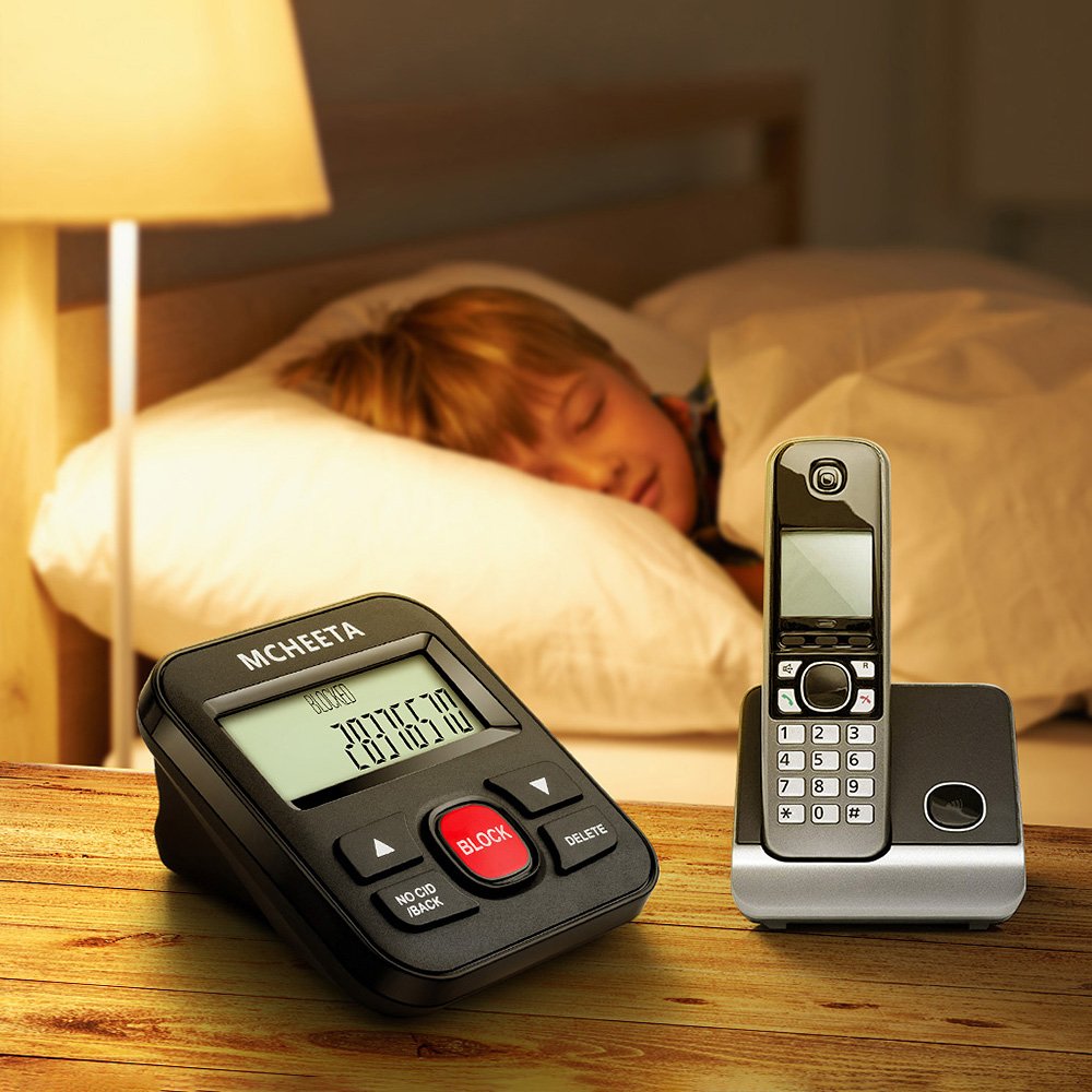 Call Blocker MCHEETA Premium Phone Call Blocker Landline Device