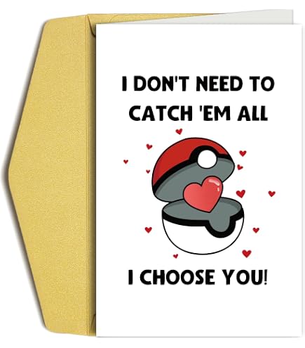 Pokémon Center: Love Ball Valentine Pin & Greeting Card : Office Products