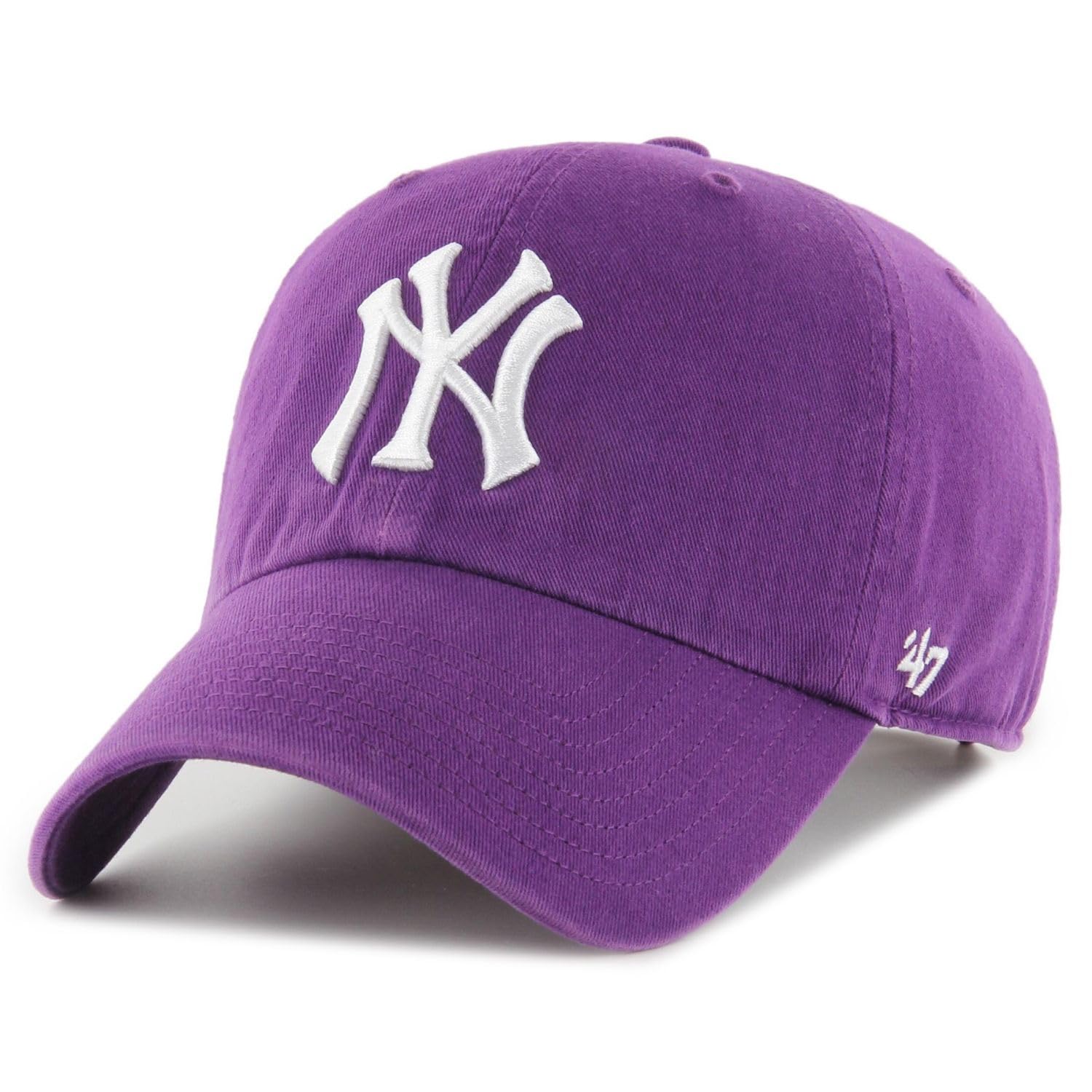 47 Brand Strapback Cap - Clean UP Los Angeles Dodgers Grape Purple