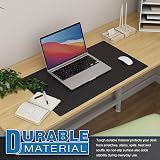 K KNODEL Desk Pad 60x35 cm PU Leather Waterproof Dual-Sided Black view 5