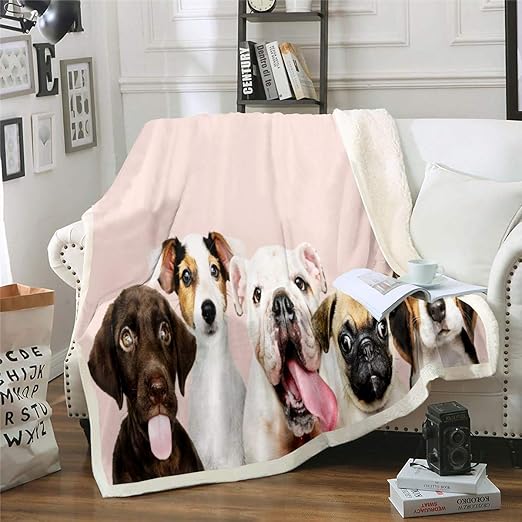 girl dog blankets