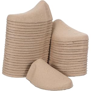 40 Pcs Shoe Tree Inserts Pulp Shoe Shaper for Sneakers and Boots Breathable Anti-Crease Protector Deformation Preventer for D