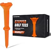 Goashpeaot Stepped Golf Tees, 110/150 Count Mixed Size Golf Tees, 3-1/4" &amp; 1-1/2", Stable Low-Resistance Golf Tees for Drivers &amp; Practice
