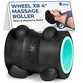 Chirp Wheel XR Massage Roller for Neck & Headache Relief – Rejuvenate Body, Spinal Care & Tension Through Thumb Pressure Release | High-Density Foam for Physical Therapy, 500lbs Capacity, 4" Mint