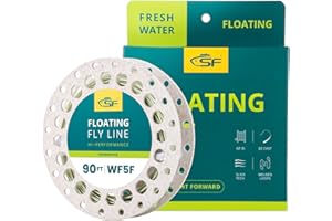 SF Fly Fishing Line with Two Welded Loops Weight Forward Floating Fly Lines Trout 90FT WF2 3 4 5 6 7 8 9F Multi-Color Freshwa