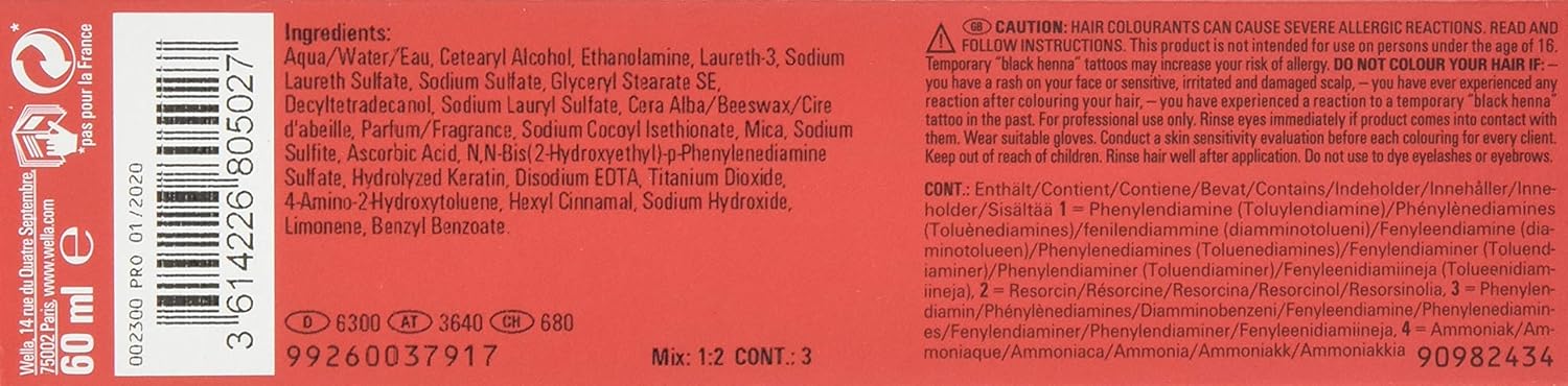 Wella Colour Touch Demi-Permanent Hair Colour, No. 9/86 Light Blonde Pearl Violet, 0.13601 kg, 60 ml (Pack of 1) - Image 5