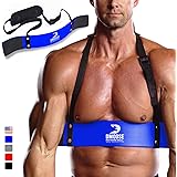 DMoose Fitness Heavy Duty Arm Blaster for Biceps & Triceps Building and Muscle Strength Gains, Contoured, Adjustable and Padd