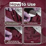 aZengear Self-Adhesive Repair Patches 11 Pcs Waterproof Nylon-Polyester Burgundy view 2