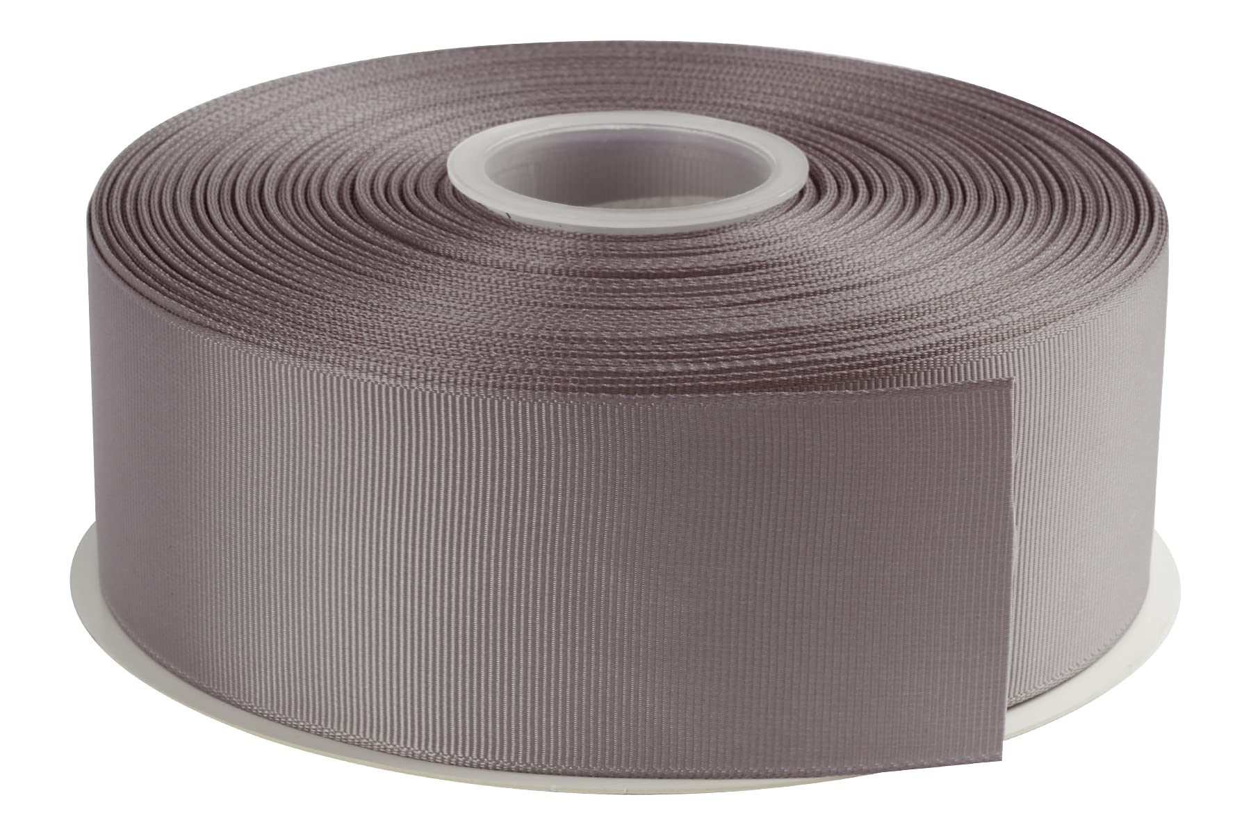 AVANAVA 50mm Wide Grosgrain Ribbon - 45 Meters, Ideal for Gift Wrapping, Hair Bows, Home Decor, Flower Arrangement (012-Silver)