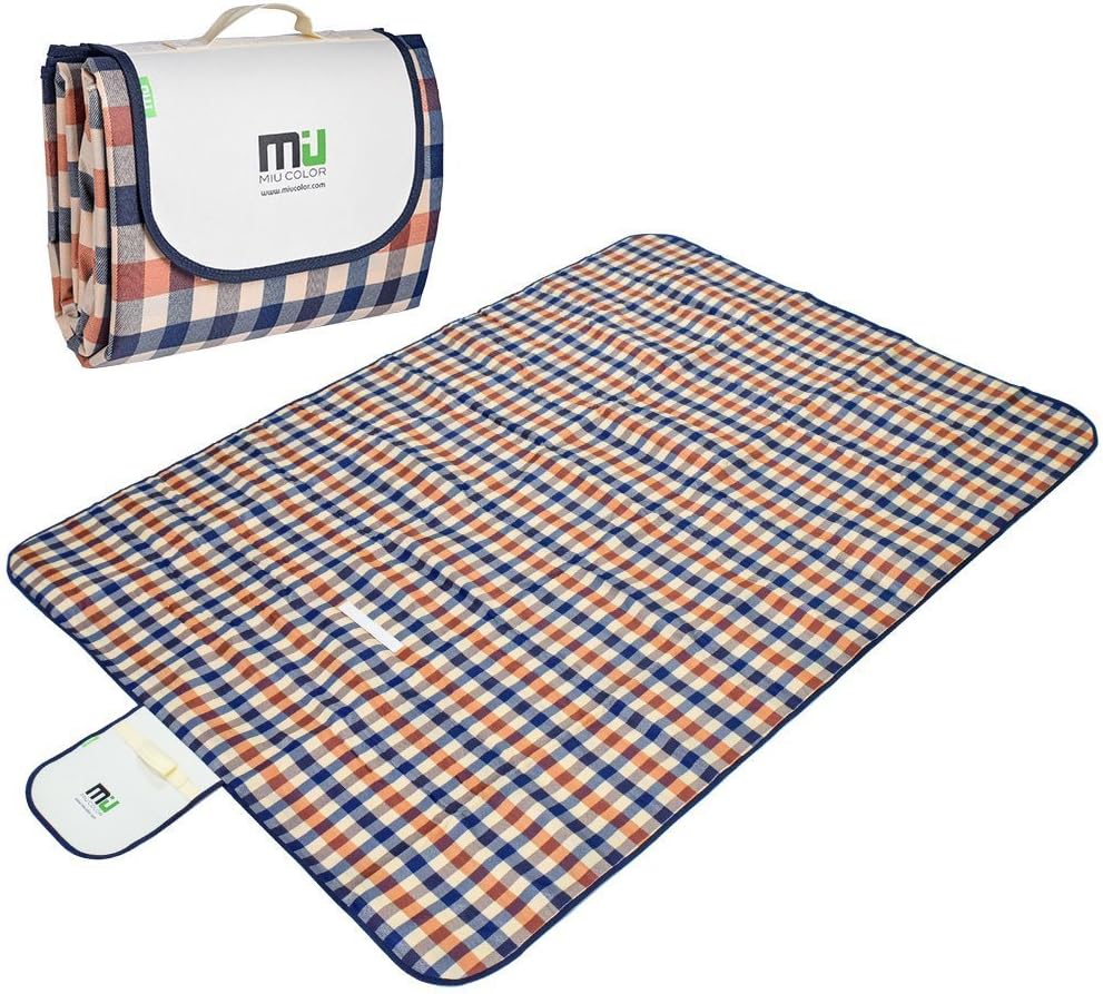 MIU COLOR® Foldable Large Picnic Blanket Waterproof and Sandproof 3