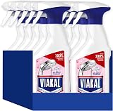 Viakal Limescale Remover Spray 5 Litre Fresh Spring Rose Scent 500 ml x 10