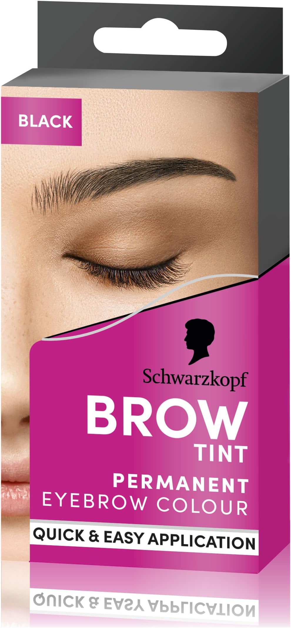 Schwarzkopf Brow Tint Black 10ml Permanent Eyebrow Tint, Vegan Formula