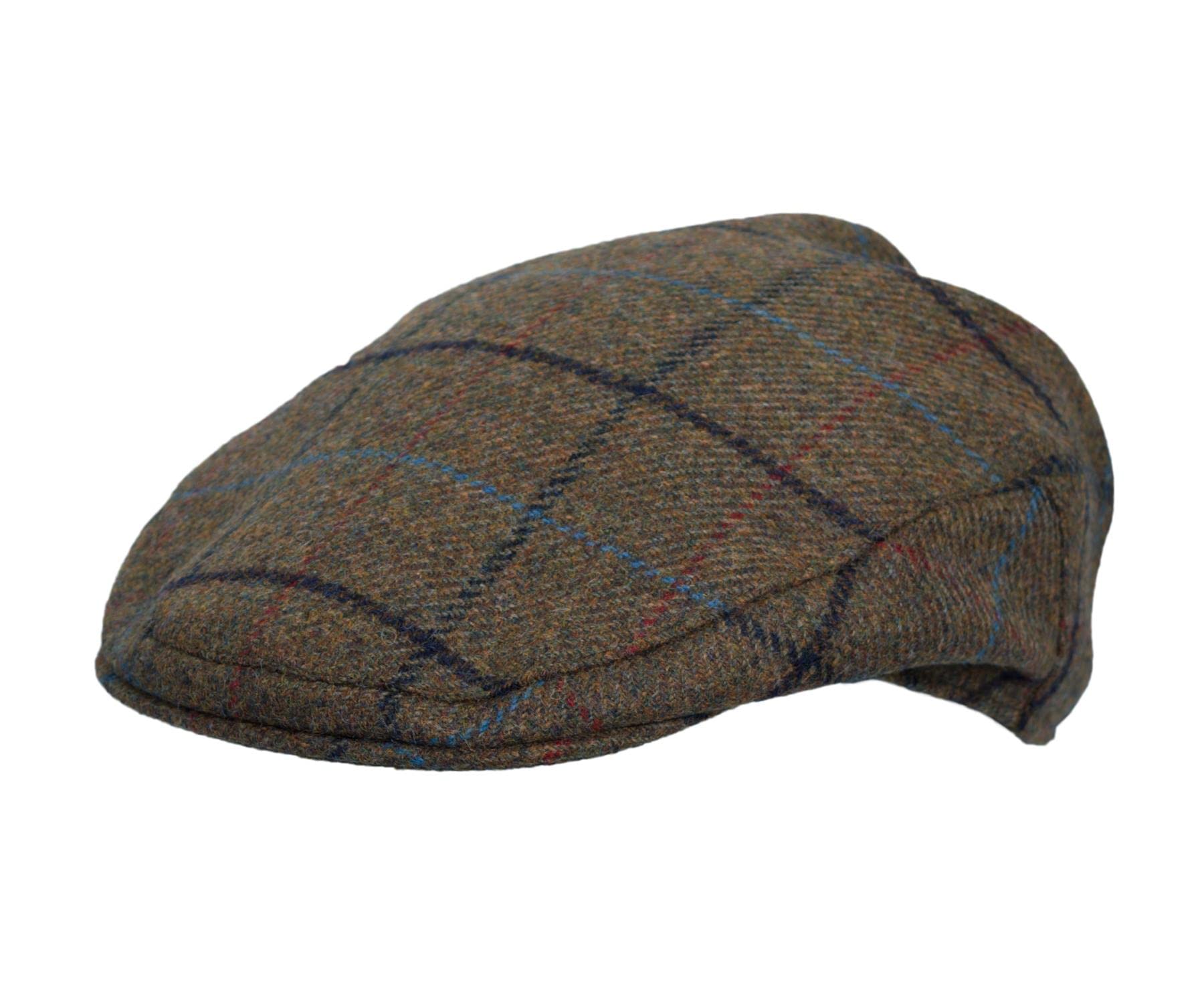 WALKER AND HAWKES - Abraham Moon Tweed Alfred Flat Cap - Castleton Green - Large (59cm)