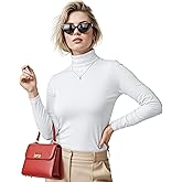 NY Threads Women's Turtleneck Long Sleeve Shirt Slim Fit Thermal Base Layer Tops