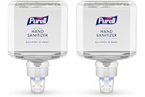 PURELL Advanced Hand Sanitizer Foam, Clean Scent, 1200 mL Refill for PURELL ES8 Automatic Hand Sanitizer Dispenser (Pack of 2) - 7753-02