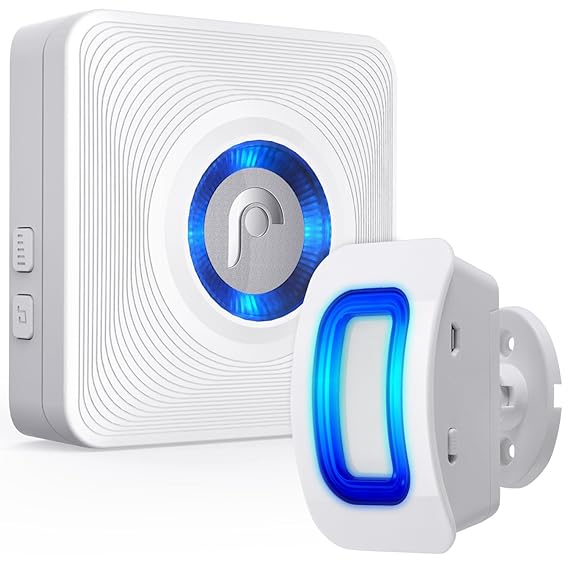 Fosmon Durchgangsmelder/Bewegungsmelder/Ladenglocke/Alarm-System/Tür-Klingel & Fenster Sensor/[Wireless|Erweiterbar|Batterie|