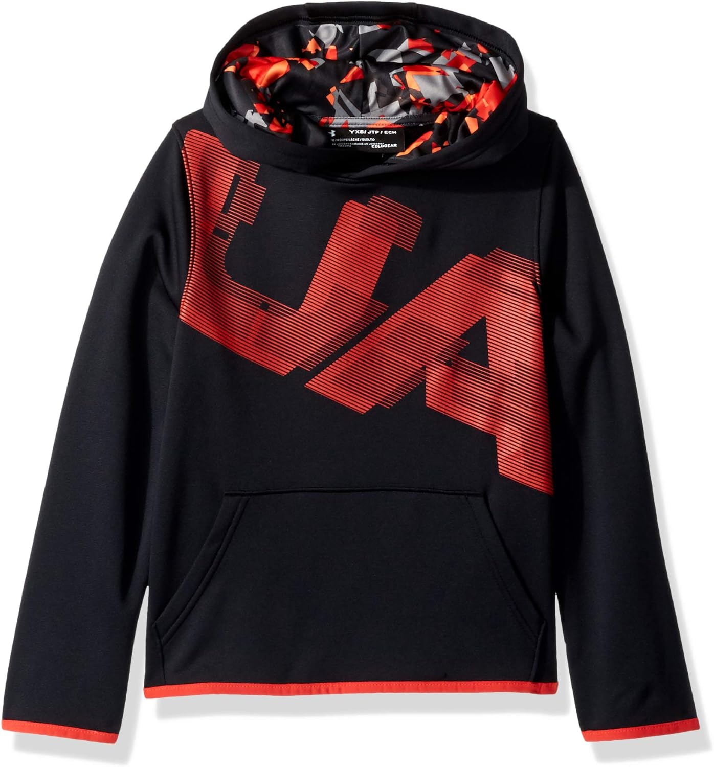 Under Armour Boys Fleece Highlight Printed Hoodie: Clothing