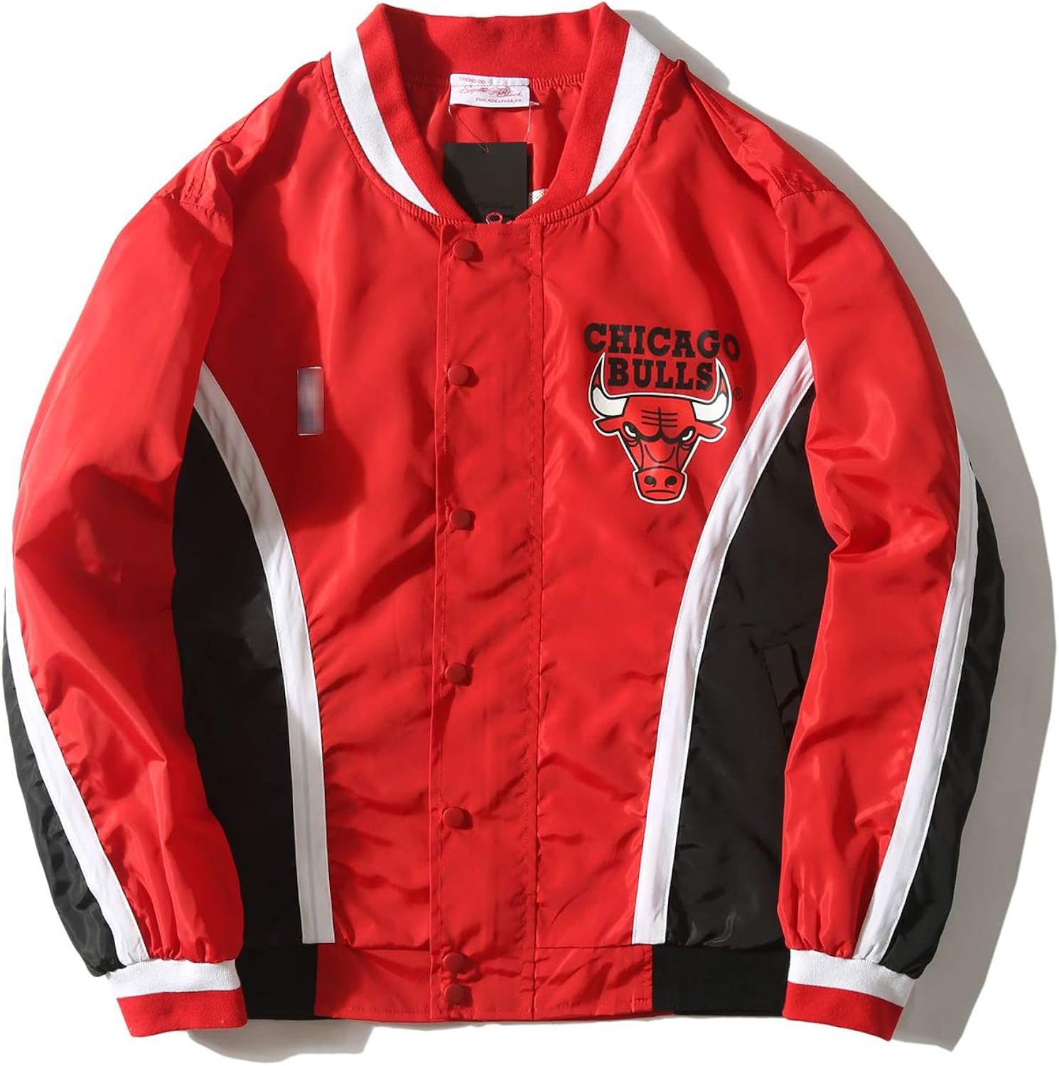 UIQB Chicago Bulls Retro Basketball Jacke Aussehen Anzug Lose Frühling