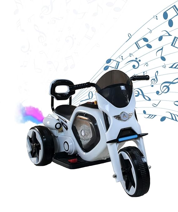 AIREL Electric Motorrad für Kinder | Elektrisches Motorrad Kinder | Elektrisches Motorrad mit Musik und Licht | Motorradbatte