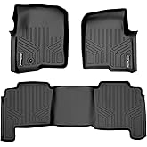 SMARTLINER Floor Mats, 2-Row Liner Set Compatible with 2004–2008 Ford F-150 | SuperCrew | Carpet Flooring