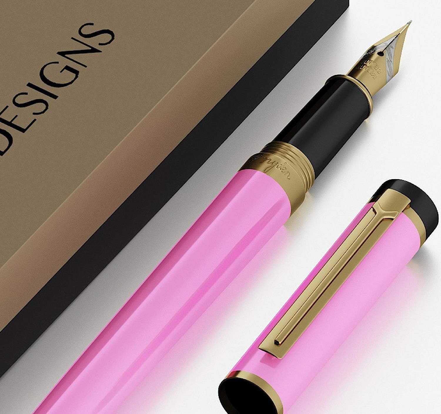 DRYDEN Luxury Fountain Pen [LUSCIOUS PINK WITH GIFT BOX] BEST