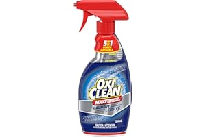 OxiClean MaxForce Enzyme Laundry Stain Remover Spray, Effective on Grease, Blood, Wine Stains and More - Colour Safe, Chlorin