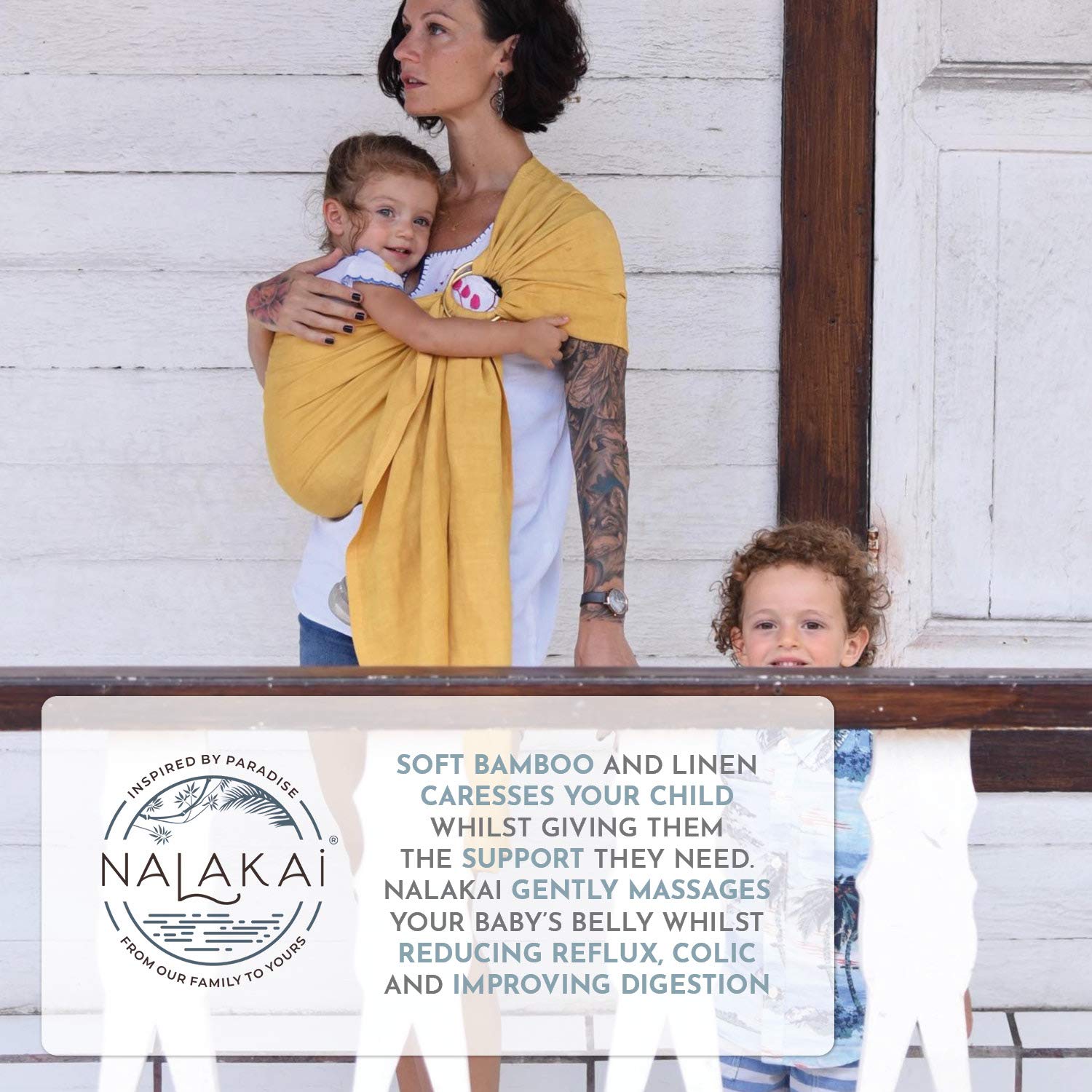 nalakai luxury ring sling baby carrier