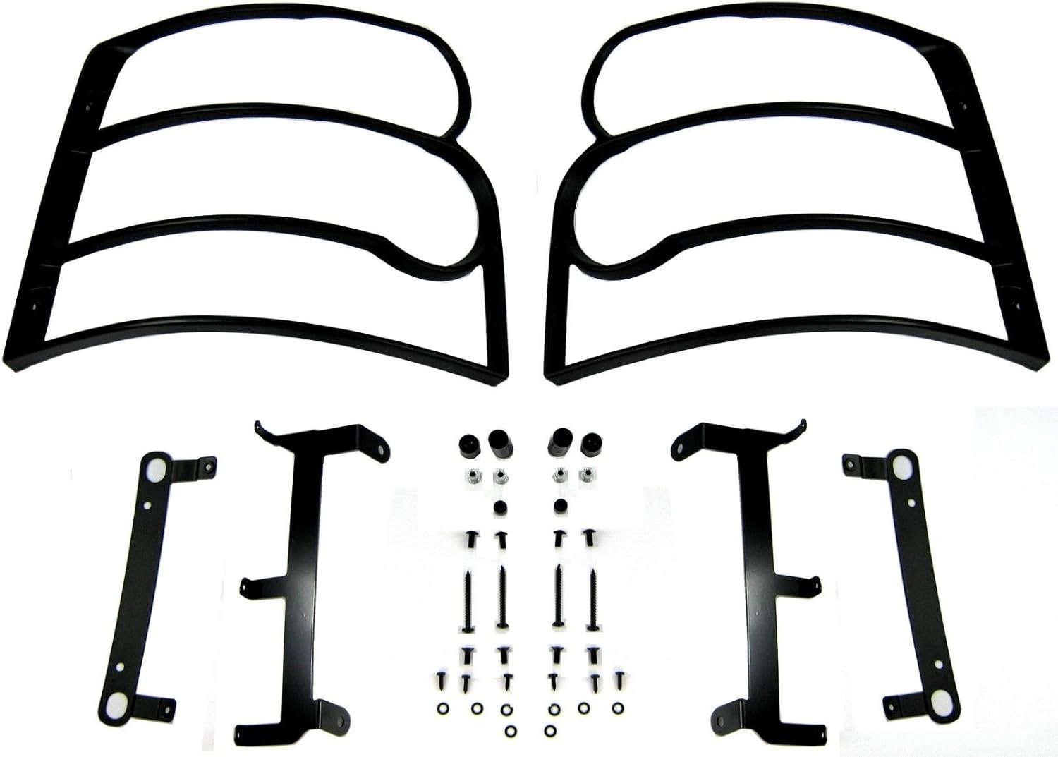 BEARMACH Brand Rear LAMP Guards - Pair Compatible with Land Rover Range Rover Sport 2005-2009, Part # VUB501920