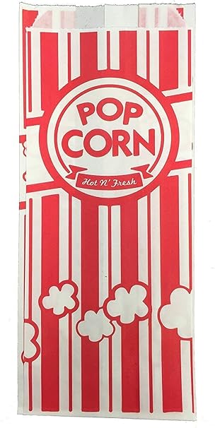Amazon.com: Bolsas de papel para palomitas de maíz ...