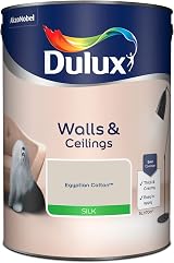 Dulux Walls & Ceilings Silk Emulsion Paint Egyptian Cotton 5L view 2