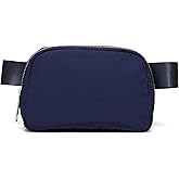 YOSHUYUKI Fanny Pack Crossbody Bag Trendy Waterproof Small Cross Body Purse for Women Men Fashion Waist Packs Mini Belt Pouch Chest Bum Hip Bag Lulu Dupes for Travel Vacation Running True Navy