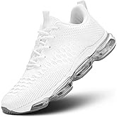 Pozvnn Mens Air Cushion Running Shoes Fashion Casual Walking Tennis Sneakers Non Slip Breathable Trail Sport Gym