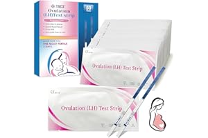 50 Pack Ovulation Tests Strips,Ovulation Predictor, Ovulation Test, 25miu/ml Test, Fast and Accurate,Bulk Ovulation Predictor