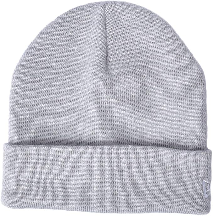 Amazon ニューエラ ニット帽 ベーシック ビーニー メンズ レディース 無地 Basic Cuff Knit Nyc 003 Cuff Non Free Gray 並行輸入品 ニット 通販