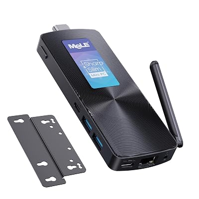 MeLE Fanless Mini PC Stick PCG02, N100 Compute Stick with Windows 11 Pro, 8GB 128GB Micro Desktop Computer, Full Functional USB-C, Gigabit Ethernet BT5.1 on Business Office Industrial IoT Home