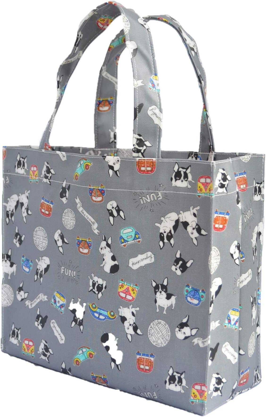 Small Bookbag, Lunch Bag, Tote Bag, Shopping Bag, Gym bag, Oilcloth tote, PVC-coated Tote Bags