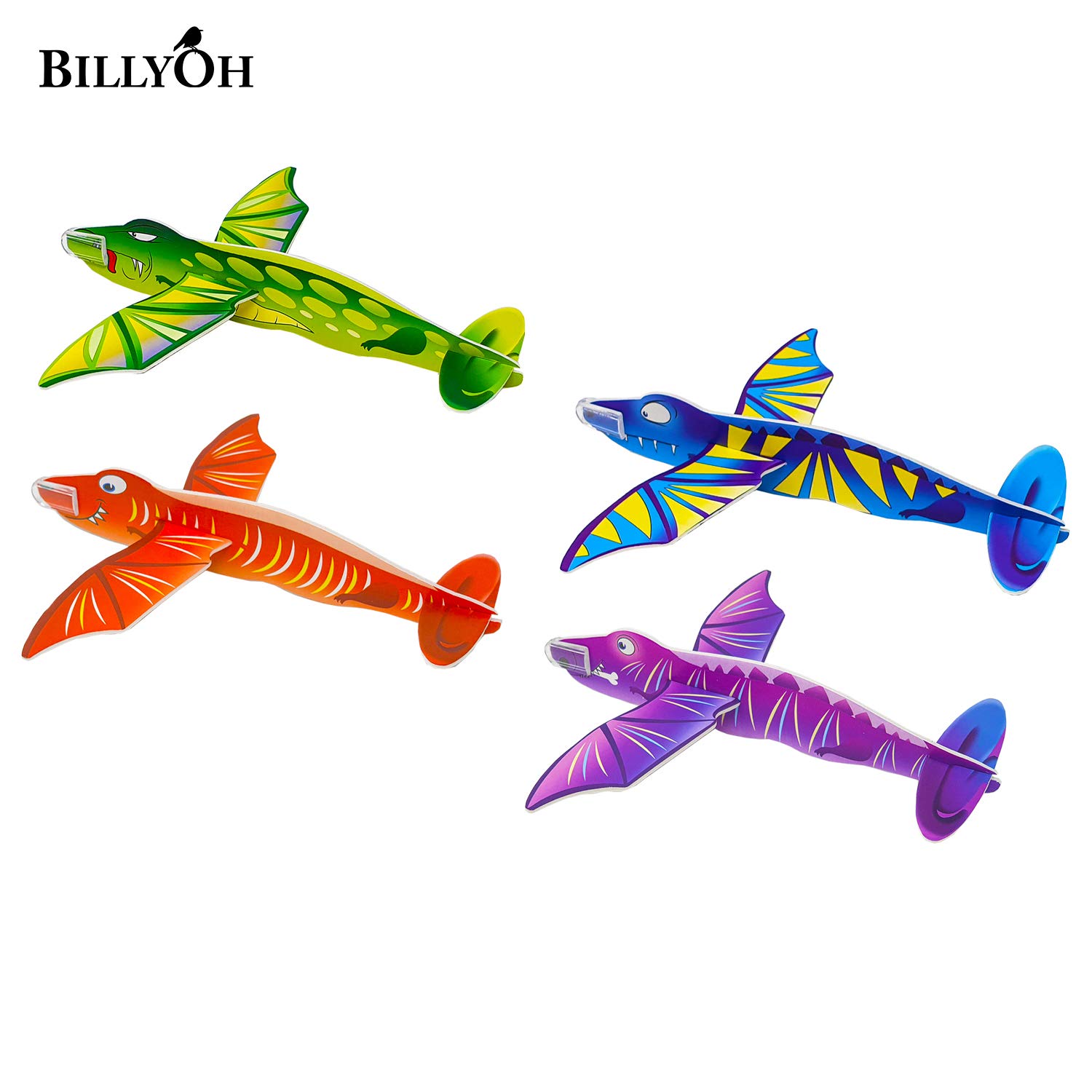 Henbrandt 48 x Dinosaur Polystyrene Dino Gliders - Wholesale Bulk Buy [Toy]