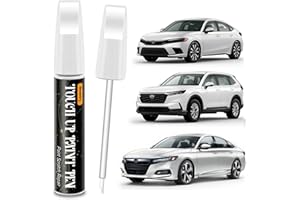 Platinum White Pearl NH-883P Compatible with Honda 2-in-1 Touch Up Paint Pen Ultimate Car Scratch Repair Kit，Quick Fix Rust-R