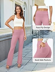 DLOODA Womens Bootcut Dress Pants Business Casual