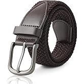 AWAYTR Boys Elastic Braided Belt - Pin Buckle Stretch Golf Baseball Belt for Boys and Girls Aged 4-12 Years