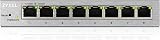 Zyxel GS1200-8 8 Port Gigabit Web Managed Switch VLAN QoS IGMP LAG Fanless
