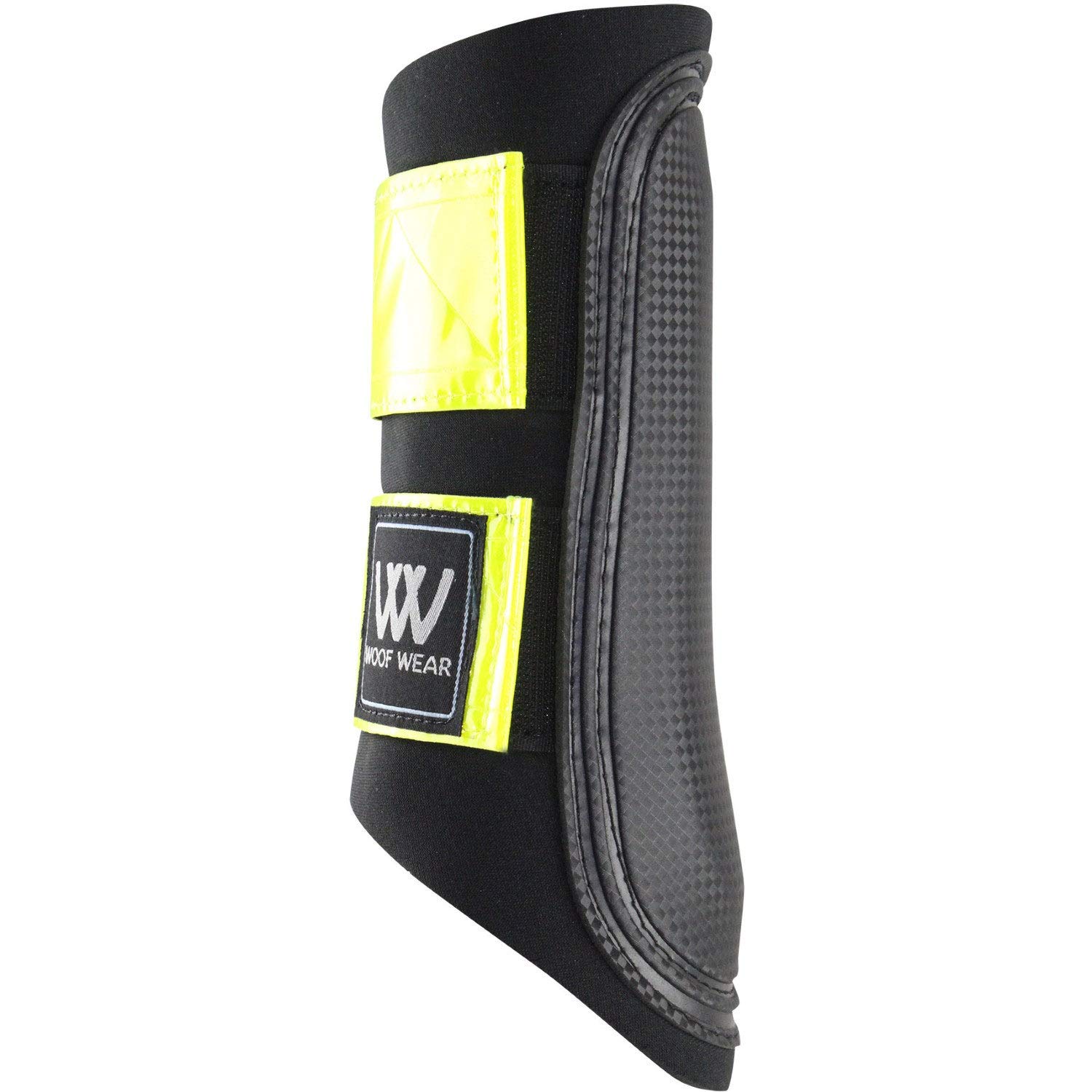 Woof Wear Club Brushing Boot - Black/Reflective, Large