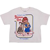 Ripple Junction Steven Rhodes Women's Cropped Graphic T-Shirt Officially Licensed
