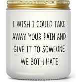 Get Well Soon Gifts for Women Men, Funny Present for Her Him After Surgery, Feel Better Gift for Mom Sick Friends, Grieving, Divorce, Sorry for Your Loss, Take Your Pain Candle