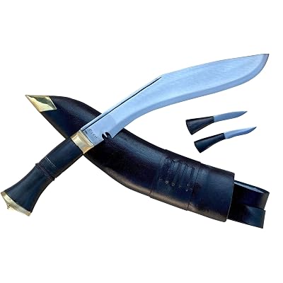 EGKH. - 13 Inches Jungle or PRI Type British Gurkha Issue, Authentic Khukuri- Handmade by Ex-Gurkha Khukuri House in Nepal