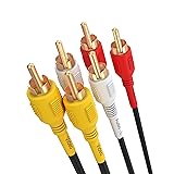 Cmple - 3-RCA Composite Video Audio A/V AV Cable