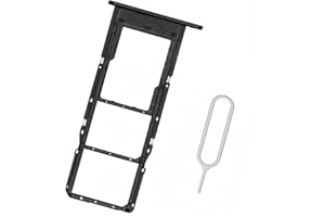 HYYHFIX SIM Card Tray Replacement for Samsung Galaxy A14 5G SM-A146U A146U1 S146VL Dual SIM Card Tray with eject pin Titanium Black